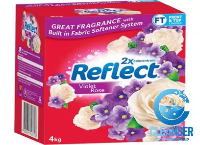 reflect washing powder with complete explanations and familiarization