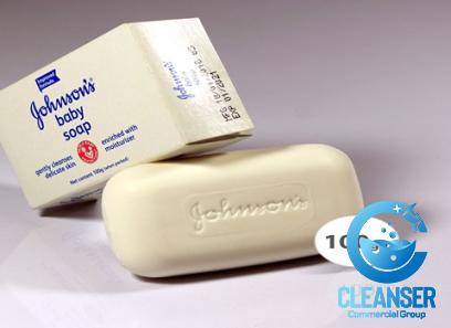 Johnson baby soap with complete explanations and familiarization